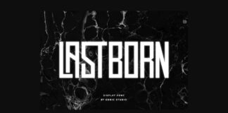 Lastborn Font Poster 1