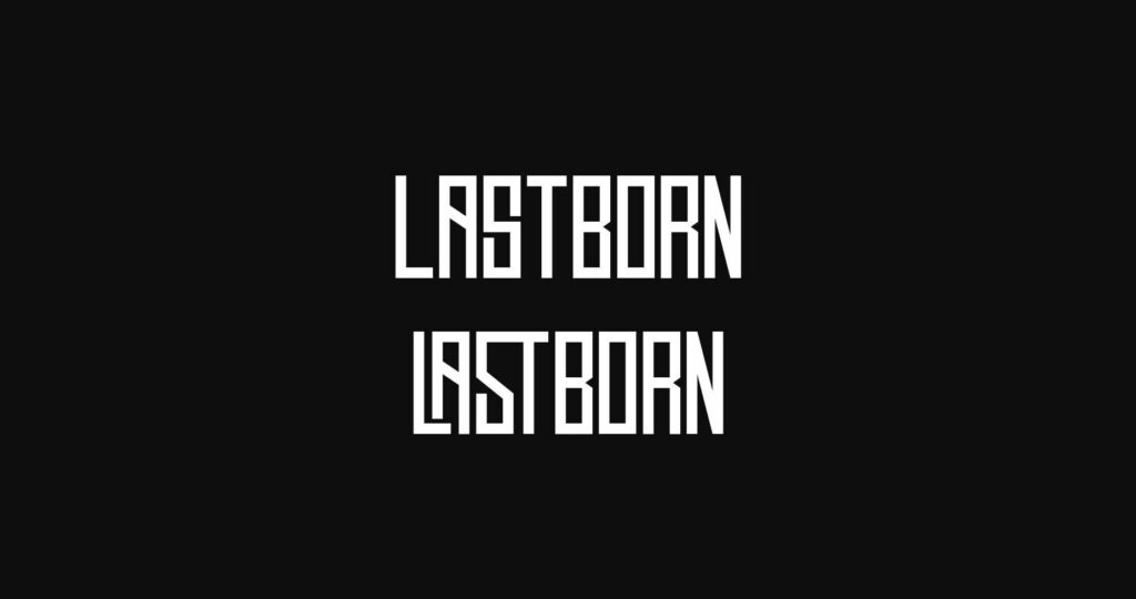 Lastborn Font Poster 4