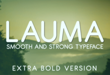 Lauma Extra Bold Font