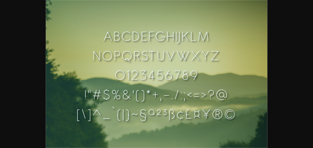 Lauma Thin Font Poster 2