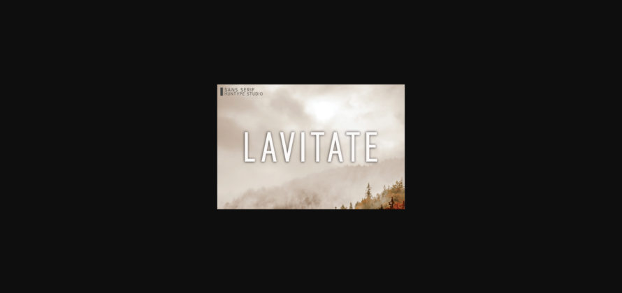 Lavitate Font Poster 3