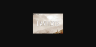 Lavitate Font Poster 1