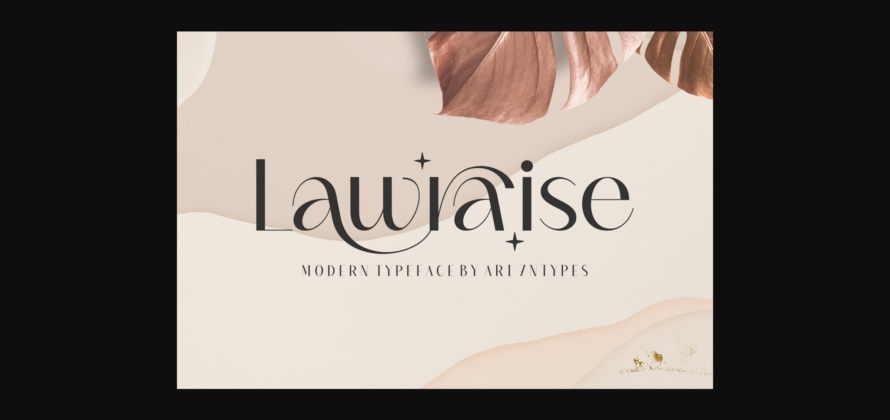 Lawraise Font Poster 1