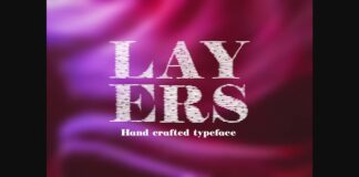 Layers Font Poster 1