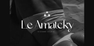 Le Amatcky Font Poster 1