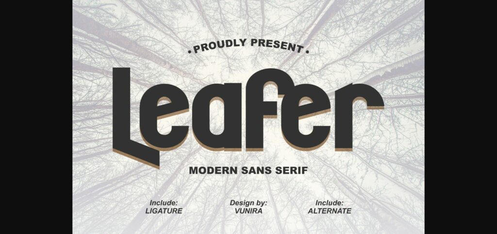 Leafer Font Poster 1