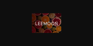 Leemoon Font Poster 1