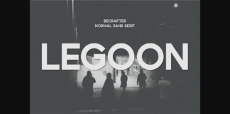 Legoon Font Poster 1