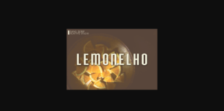 Lemonelho Font Poster 1