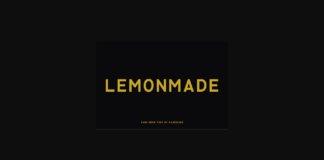 Lemonmade Font Poster 1