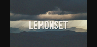 Lemonset Font Poster 1