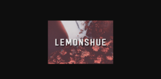 Lemonshue Font Poster 1