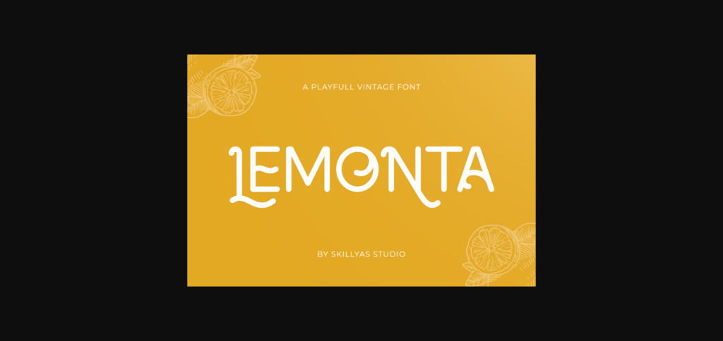 Lemonta Font Poster 3