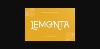 Lemonta Font Poster 1