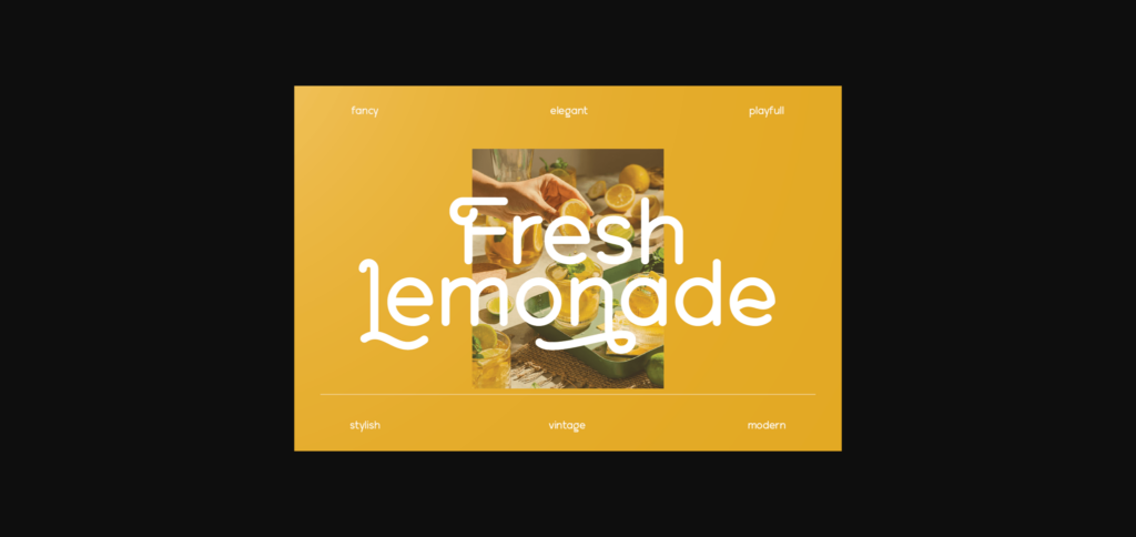 Lemonta Font Poster 8