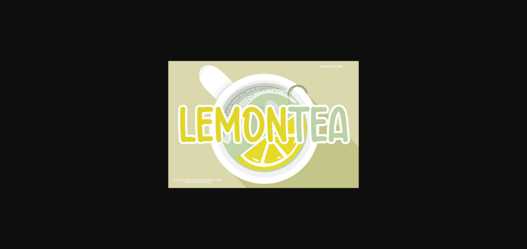 Lemontea Font Poster 3