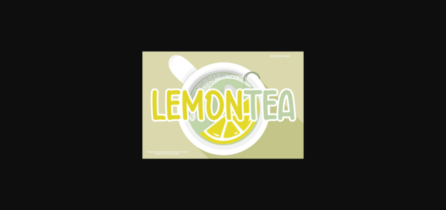 Lemontea Font Poster 3