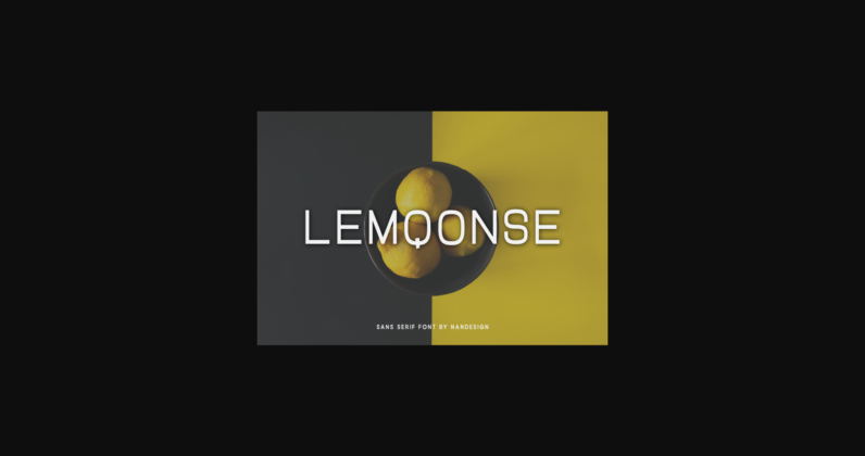 Lemqonse Font Poster 3