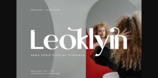 Leoklyin Font Poster 1