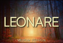 Leonare Medium Font