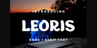 Leoris Font Poster 1