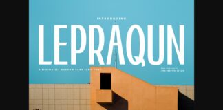 Lepraqun Font Poster 1