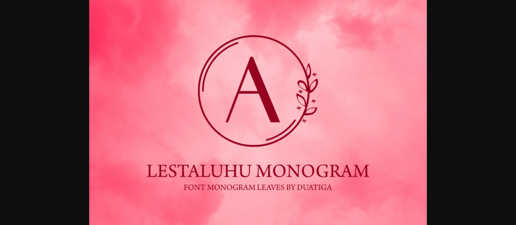 Lestaluhu Font Poster 3