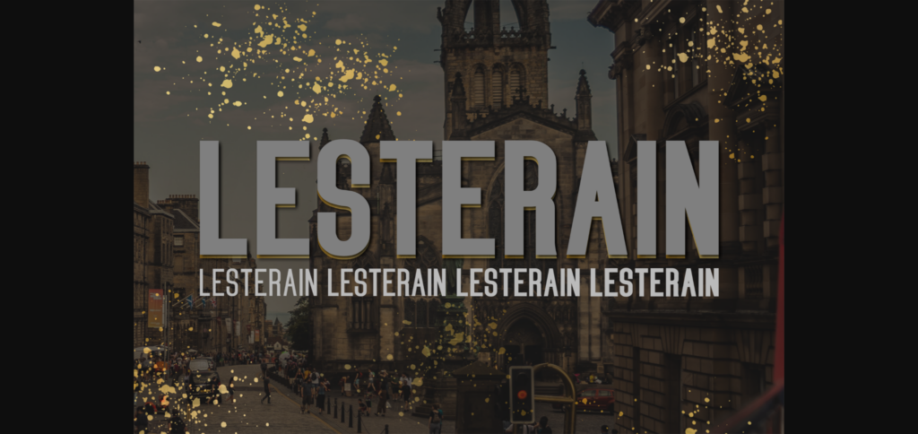 Lesterain Family Font Poster 3