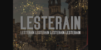 Lesterain Family Font Poster 1