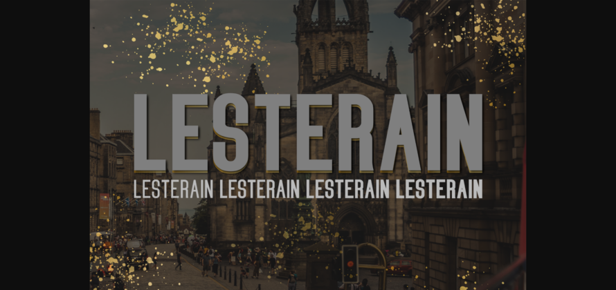 Lesterain Family Font Poster 1