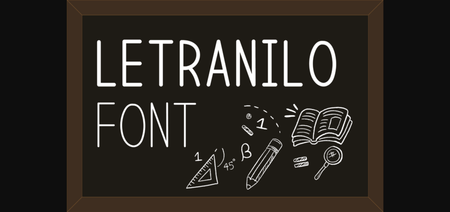 Letranilo Font Poster 3