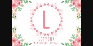 Letysha Font Poster 1