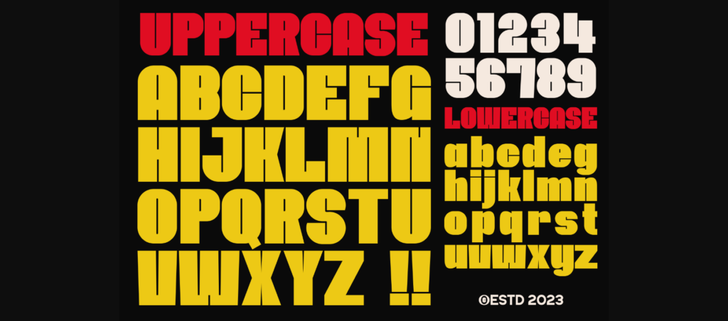 Lewand Font Poster 6