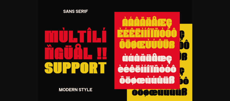 Lewand Font Poster 8