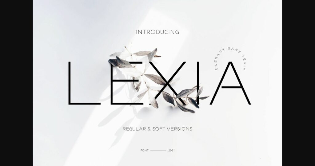 Lexia Font Poster 3