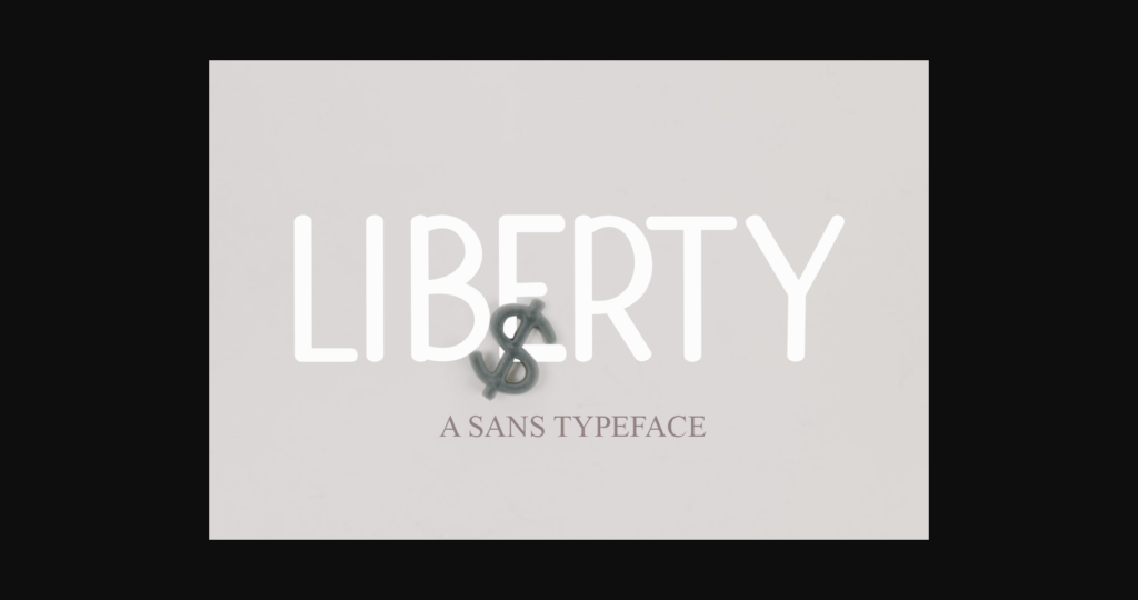 Liberty Font Poster 1