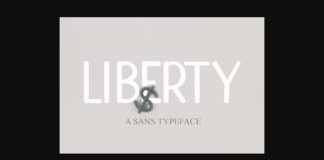 Liberty Font Poster 1