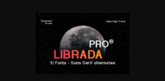 Librada Pro Font Poster 1