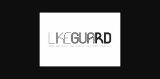 Likeguard Font Poster 1