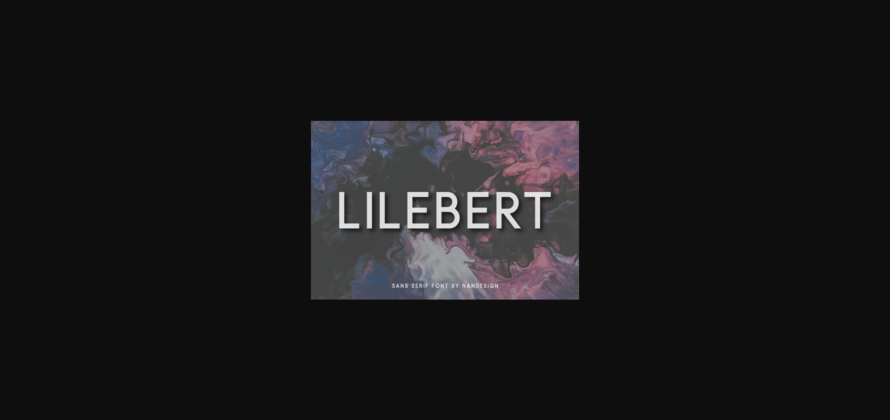 Lilebert Font Poster 3