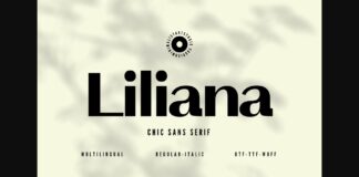 Liliana Font Poster 1