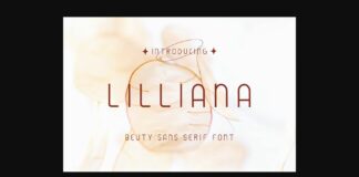 Lilliana Font Poster 1