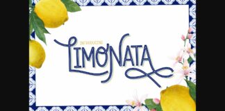 Limonata Font Poster 1