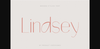 Lindsey Font Poster 1