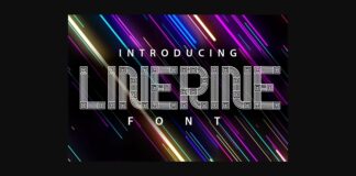 Linerine Font Poster 1