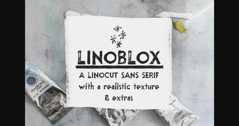 Linoblox Font Poster 3