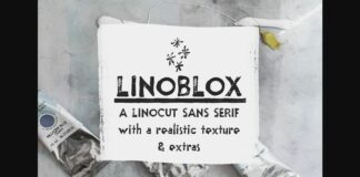 Linoblox Font Poster 1