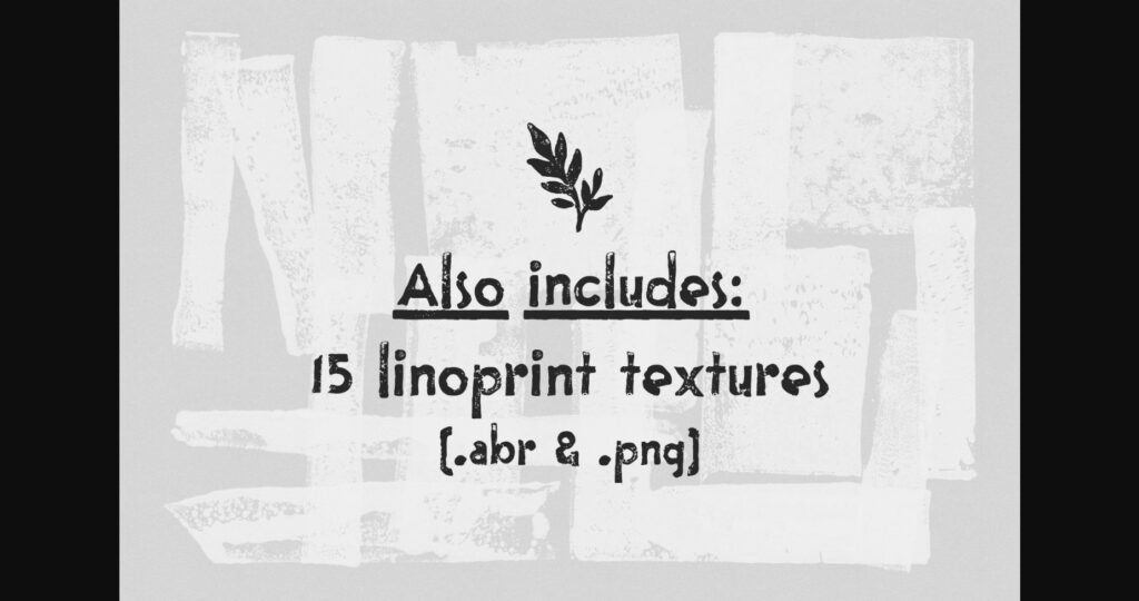 Linoblox Font Poster 10