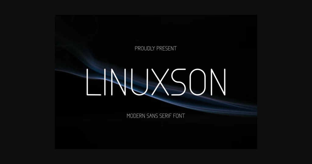 Linuxson Font Poster 3