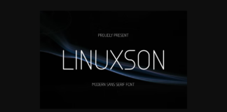 Linuxson Font Poster 1